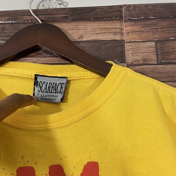 VTG Scarface Clothing Co T Shirt Tony Montana Sz 2XL I Am Legend 2-Side - Picture 4 of 6